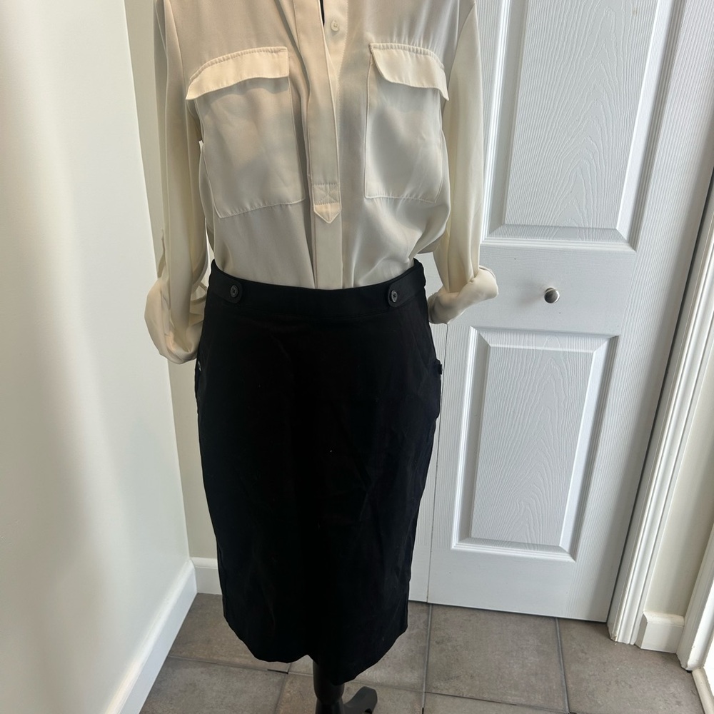 Tommy Hilfiger Black Pencil Skirt